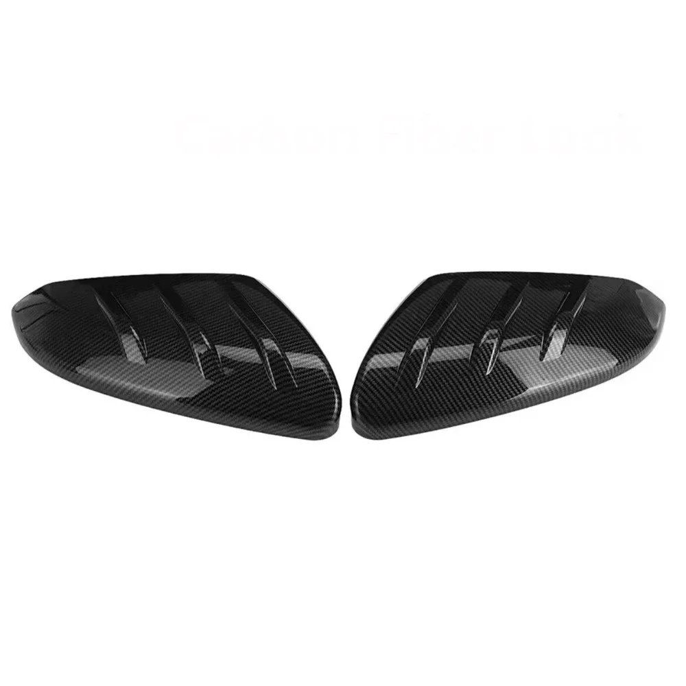 CARBON FIBER SIDE MIRROR COVER CAPS FOR 2016-21 HONDA CIVIC ADD-ON MU STYLE